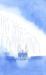 Den guddommelige lovprisning: I den hellige time, som vi sagde: "Velsignet være Gud i sine engle og i sine hellige?" - de var hos os, i tusindvis, 2002 (w/c på papir)