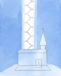 Overalt, hvor der er en katolsk kirke med det hellige sakramente i tabernaklet, er det, som om der er en trappe, der forbinder dette 