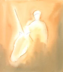 Enhver, der ønsker at vurdere den iboende karakter og formål for enhver gruppe eller bevægelse, sekulær eller religiøs, bør undersøge livet og holdningerne hos hver gruppes grundlægger, 2004 (w/c på papir)
