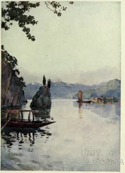 Il Punto di Bellagio, Comosøen, Illustration fra 