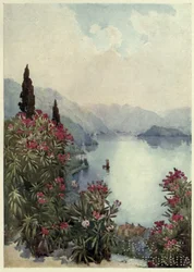 Villa Serbelloni, Lago di Como, Illustration fra 