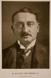 Rt Hon Cecil Rhodes, P.C. (sepia billede)