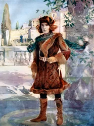 Henry Brodribb Irving i As You Like It, c1902.