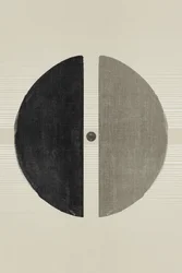 En afbalanceret geometrisk cirkel