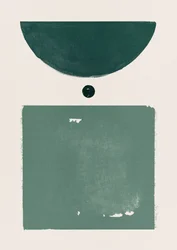 Minimalistiske grønne former