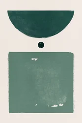 Minimalistiske grønne former