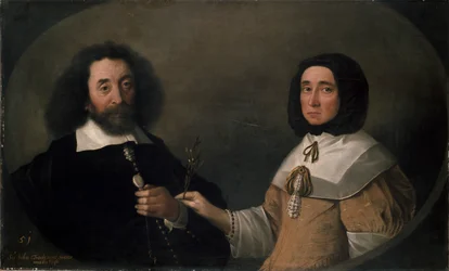 John Tradescant den yngre og Hester, hans anden kone, 1600-tallet