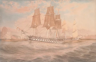 HMS Ganges og Thetis ud for Rio de Janeiro