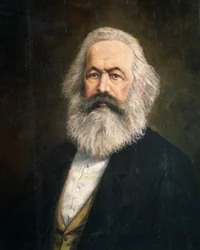 Portræt af Karl Marx