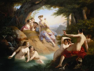 Diana og badende nymfer, 1846