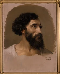 Hoved af en romer, 1854