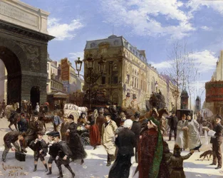 The Grands Boulevards, Porte St. Martin, Paris