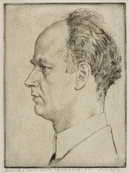 Portræt af Wilhelm Furtwängler 1886-1954, 1928