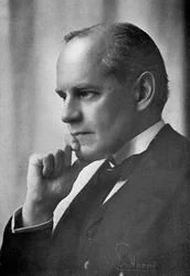 John Galsworthy, engelsk romanforfatter og dramatiker, 1913.