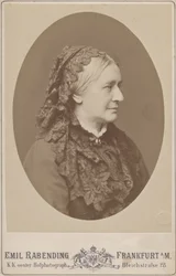 Portræt af Clara Wieck-Schumann 1819-1896, 1883.