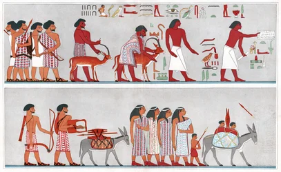 Migration i det gamle Egypten, c1880 (print)
