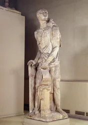 Veltalenhed, model for monumentet til general Carlos Maria de Alvear (1788-1852) (gips)
