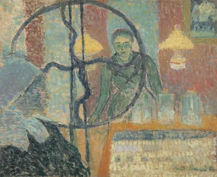 Inde i en butik i Pont-Aven
