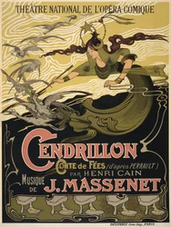 Plakat for Opera Cendrillon af Jules Massenet, 1899