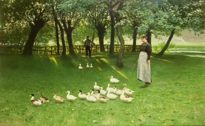 Pigen med ænderne, begyndelsen af 1880
