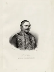 Milo Obrenovic I 1780-1860, prins af Serbien, ca. 1838