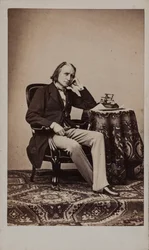 Portræt af komponisten Franz Liszt 1811-1886.