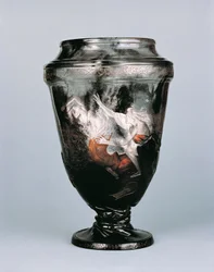 Orfeus i underverdenen, vase af Emile Galle (1846-1904)