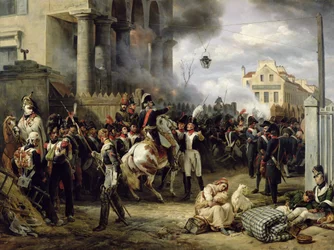 Porten ved Clichy under forsvaret af Paris, 30. marts 1814, 1820