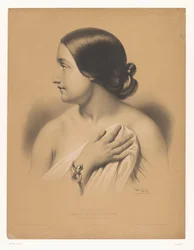 Ung kvinde med armbånd dækker sig selv La pudeur (titel på objekt) Studier af udvalgte kunstnere (serietitel) Etudes choisies (serietitel på objekt)