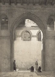 Moskeen DAhmed-Ibn-Toulon, indgraveret af Philippe Benoist (1813-1905) 1877