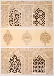 Tekih Cheik Hacen Sadaka, dvs. Sultan Hassans begravelses- eller gravmoske, Cairo, 1800-tallet (chromolitho)