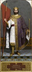 Kong Filip 2. af Frankrig 1165-1223, 1840