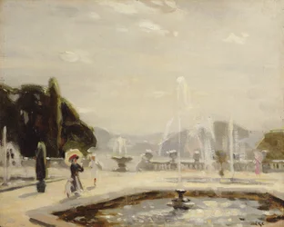 The Fountain (olie på lærred)