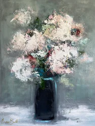 Bløde, abstrakte blomster
