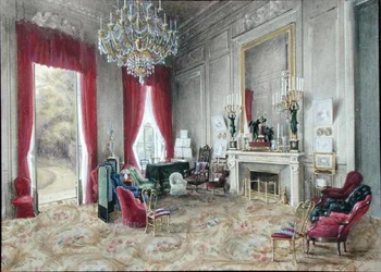 Tegnestue interiør på Hotel Rainbeaux, Paris