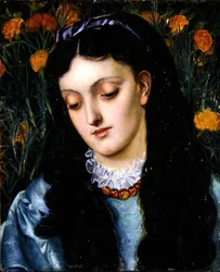 La Belle Jaune Girofle (olie på panel)