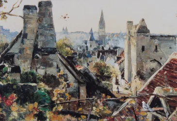 Beaulieu-lès-Loches oktober 1880-89 (olie på lærred)