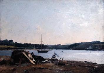 Flodens munding, 1868.