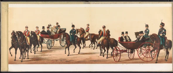 Procession i Haarlem, 1872 (plade 8) Procession afholdt i Haarlem, den 1. april 1872. (serietitel på objekt)