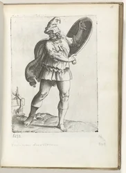 spanske krijgsman ca. 1550 The Attitudes of different Nations of Our Age (serietitel)