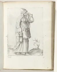 Tartara (titel på objekt) Tartaarse kvinde, ca. 1550 The Attitudes of different Nations of Our Age (serietitel)