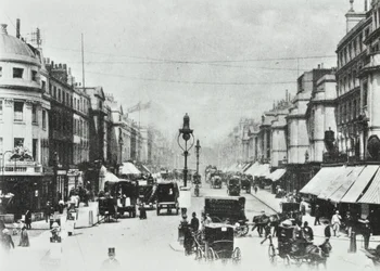 252-260 Regent Street, Westminster LB: ser mod nord til Oxford Circus, 1890