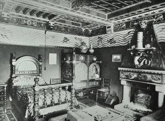 9 Melbury Road: soveværelse, 1890