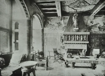 9 Melbury Road: tegnestue, 1890