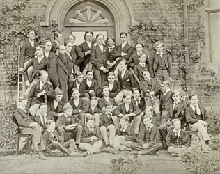Et husfotografi på Eton College, 1870