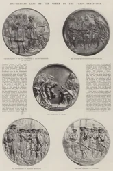 Bas-relieffer udlånt af dronningen til Paris-udstillingen