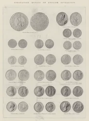 Kroningsmedaljer af engelske suveræner
