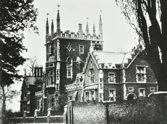 Elizabethan School, Broomhouse Lane: eksteriør, 1880