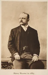 Harry Wearne i 1885 (sepiafoto)
