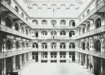 Hop Exchange: East Hall interiør, Southwark Street, London, 1890